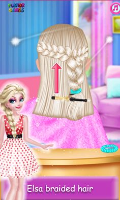 Ice Princess Short Hair Salon - Screenshot 2