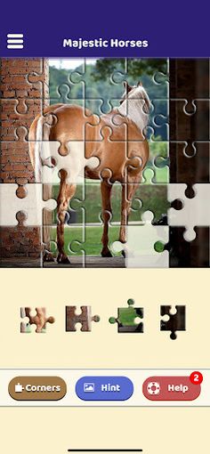 Majestic Horses Puzzle - Screenshot 3