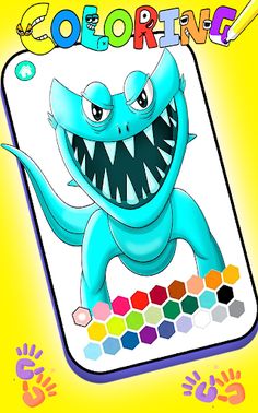 Rainbow Friends 3 Coloring - Screenshot 2