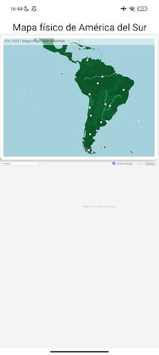 Mapa Físico de América del Sur - Screenshot 1