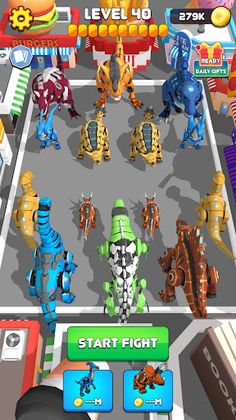 Robot Dinosaur Fight Battle - Screenshot 2
