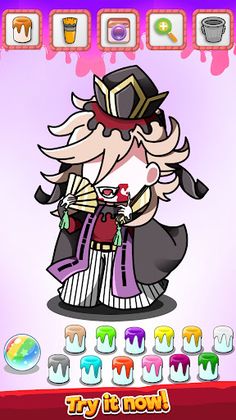 Demon Slayer Color & Draw Game - Screenshot 2