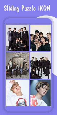 Sliding Puzzle iKON Challenge - Screenshot 1