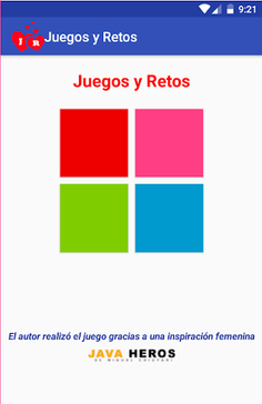 Juegos y Retos - Screenshot 1