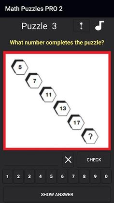 Math puzzles PRO 2 - Screenshot 2