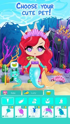 Princess Mermaid Dress Up Game - Screenshot 4