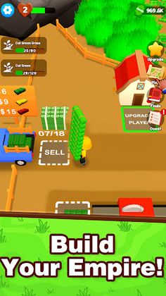 Idle Mow: Grass Cutting Tycoon - Screenshot 2