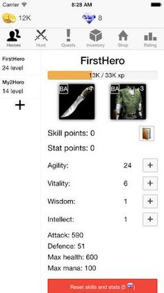 Heroes Sim - Screenshot 2