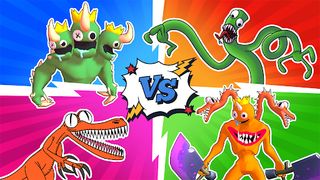 Monster Rampage: Merge Rainbow - Screenshot 1