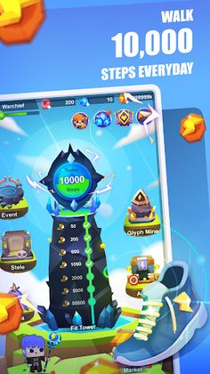 Fitness RPG: Walking Games - Screenshot 2