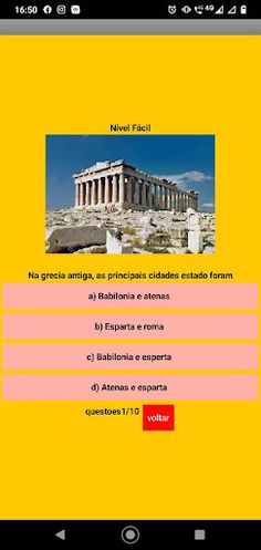 QUIZZ GRIEGA - Screenshot 1