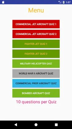 Planespotter Quiz - Screenshot 1