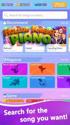 Hollow Knight Piano Tiles - Screenshot 1