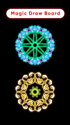 Magic Doodle Draw - Glow Drawi - Screenshot 3