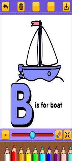 Coloring Alphabet Letters - Screenshot 4