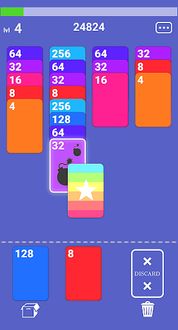 Solitaire 4096 Merge Cards - Screenshot 2