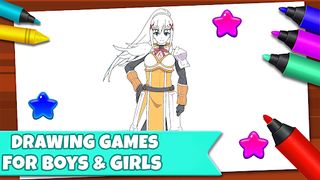 konosuba coloring  book - Screenshot 2