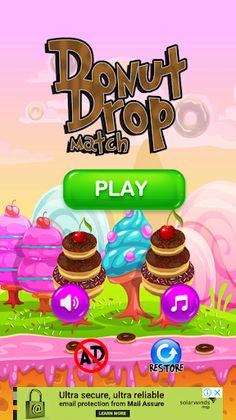 Donut Drop Match - Screenshot 1