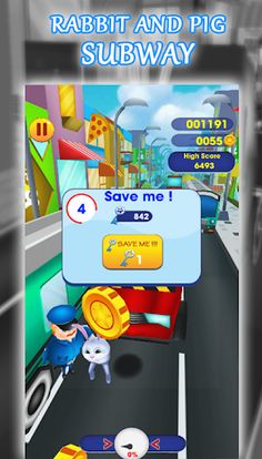 Rabbit and Pig Sabway - Screenshot 4