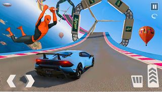 GT Car Superhero Car Stunts - Screenshot 2
