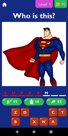 Guess The Superhero Game - Screenshot 1