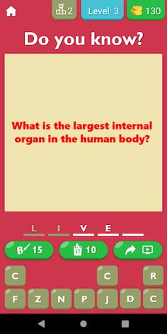 Human Body General Knowledge - Screenshot 3