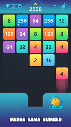 Merge Block - 2048 Shooter - Screenshot 1