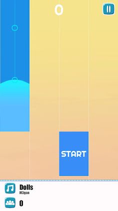 M3gan Music Tiles Game - Screenshot 2