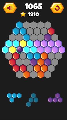 Hexagon Pals - Fun Puzzles - Screenshot 1