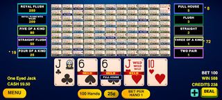 Video Poker - Multi Hand Poker - Screenshot 3