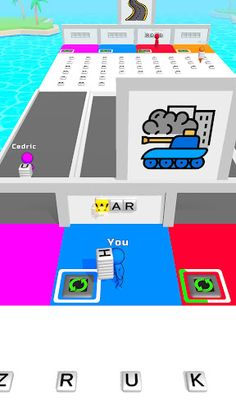 Word Race 3D - Screenshot 2