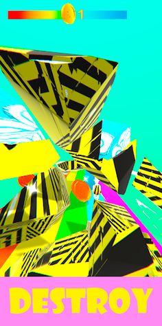 Hyper runner on the rainbow - Screenshot 1