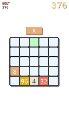 2048 Falling numbers game - Dr - Screenshot 2