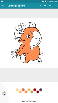 coloring african elephant - Screenshot 4