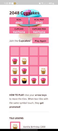 2048 cup cakes - Screenshot 3