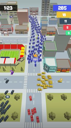 Crowd Drift Cars City io - Screenshot 3