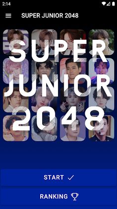 SUPER JUNIOR 2048 Game - Screenshot 1