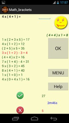 Math Grouping Brackets - Screenshot 2