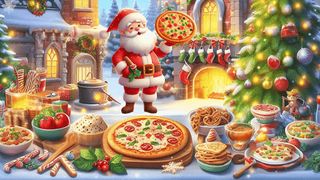 Christmas Pizza Cooking Game - Screenshot 2