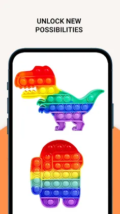 Pop It Fidget Toys Bubble Hook - Screenshot 1