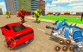 Tiger Robot Police Car Games - Screenshot 2