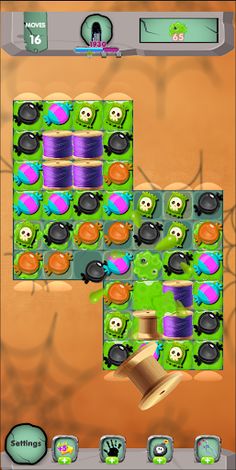 Ghoul Candy - Match 3 - Screenshot 3