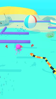 Aqua Snakey Maze - Screenshot 2