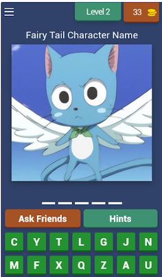 Fairy Tail Character Quiz - Screenshot 3