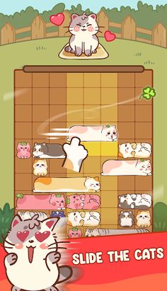 Tofu Cat: Slidding Puzzle - Screenshot 1