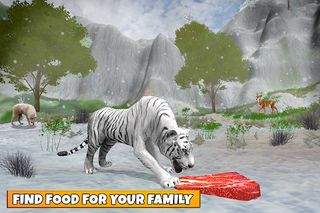 Snow Tiger Game Family Survive - Screenshot 1