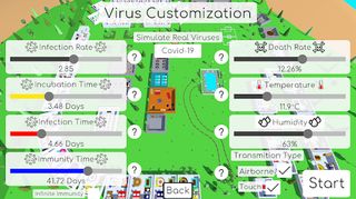 Realistic Virus Simulator - Screenshot 1