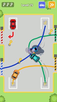 Car puzzle:  Draw a escape - Screenshot 3