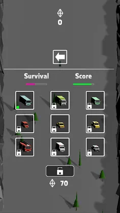 Car skiing - Screenshot 3