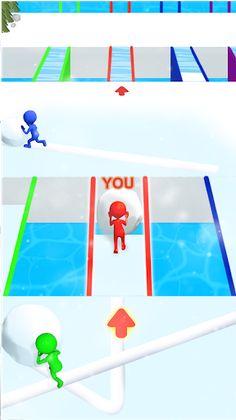 Snow Race: Snow Ball.IO - Screenshot 4